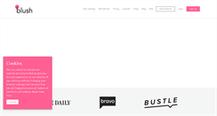 Desktop Screenshot of joinblush.com